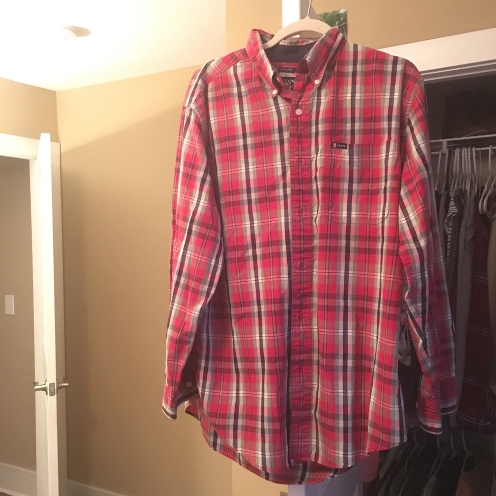 CHAPS BRAND MEN’S EASY CARE DRESS SHIRT